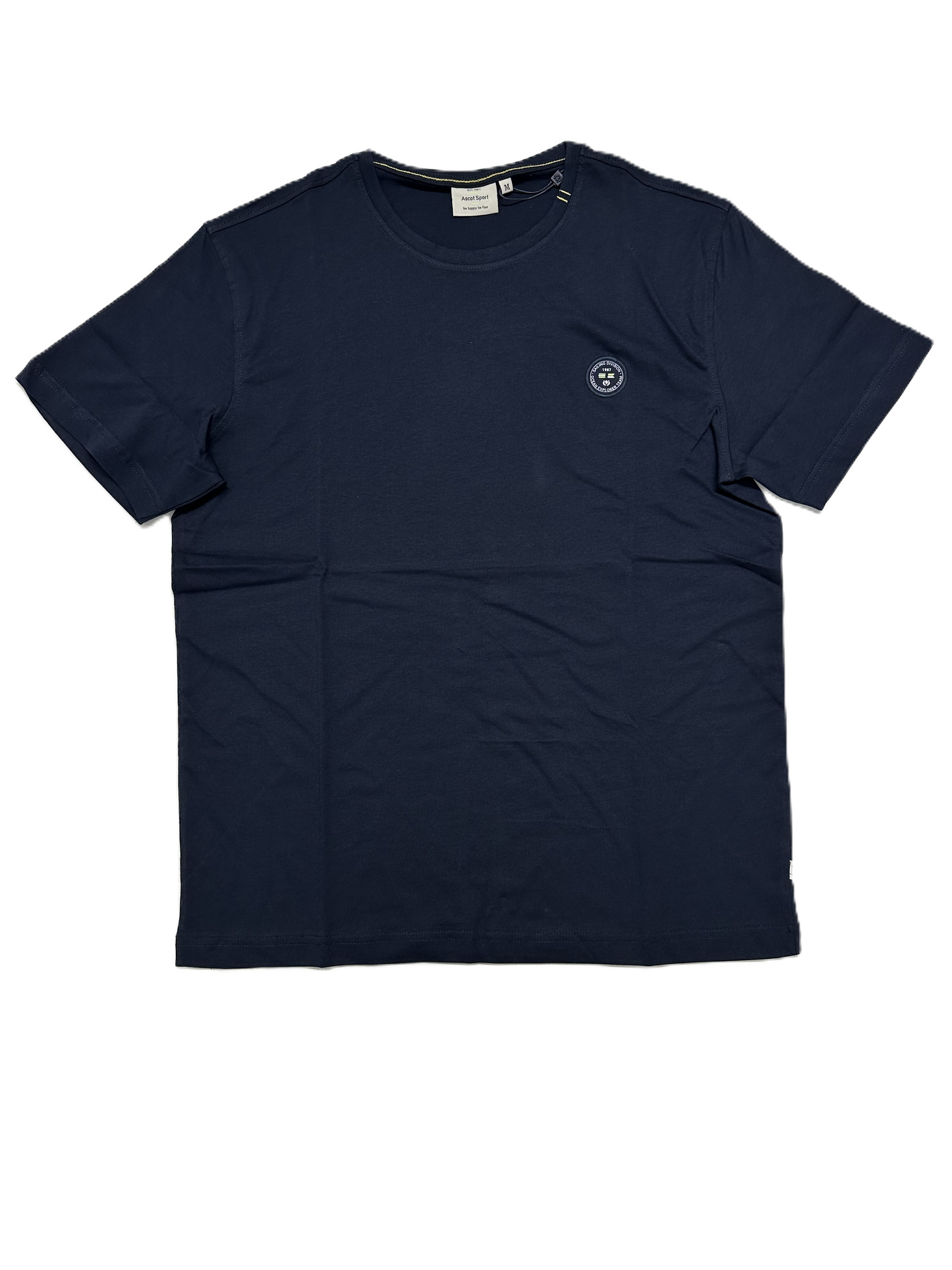 T- Shirt Girocollo Mezza Manica Taglie Forti in Cotone Ascot 05-537