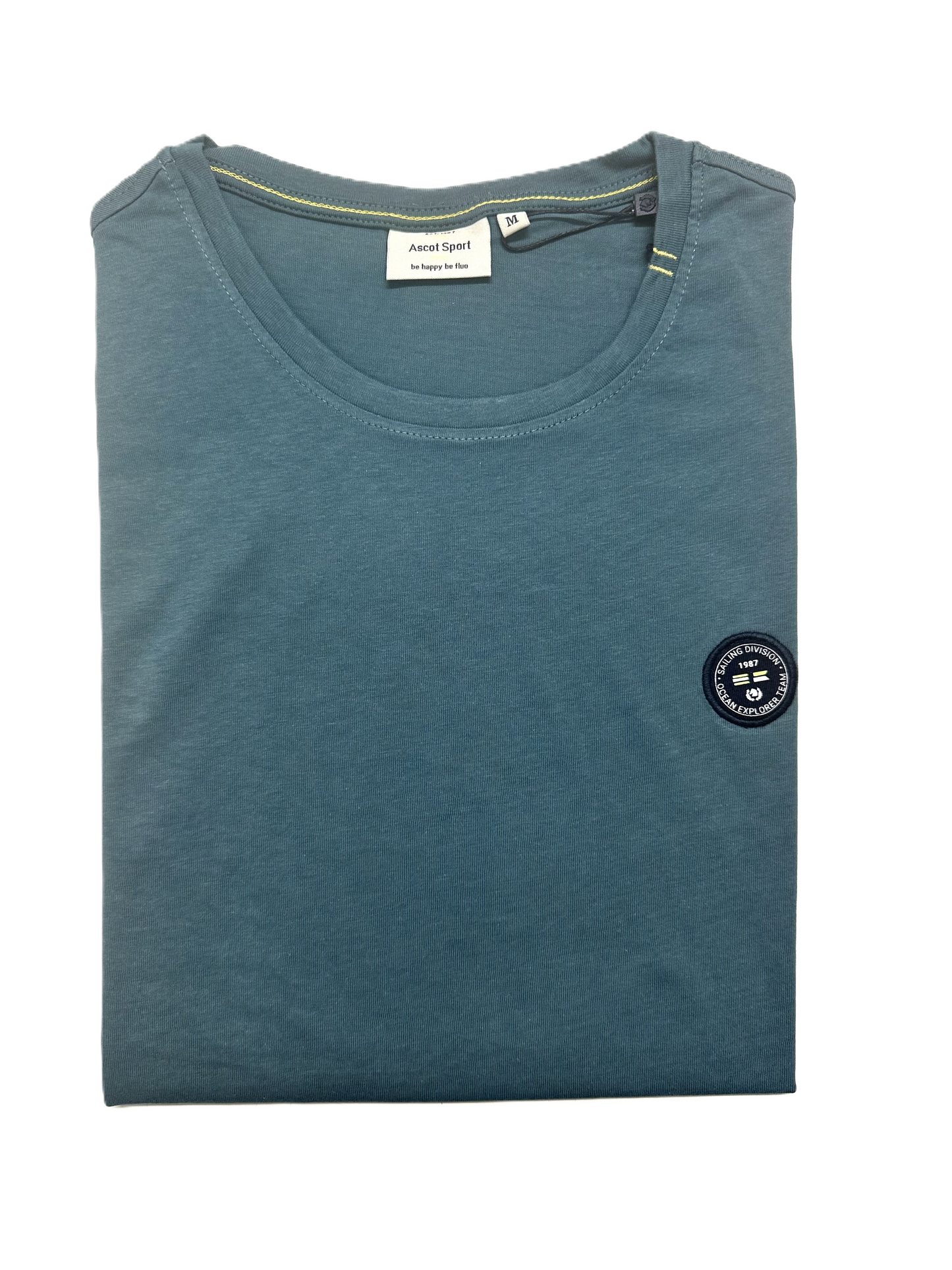 T-Shirt Girocollo Mezza Manica in Cotone Ascot 05-337