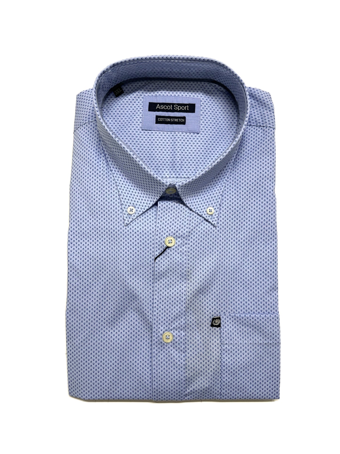 Camicia Manica Lunga Ascot Taglie Forti 15161-509S Col 07