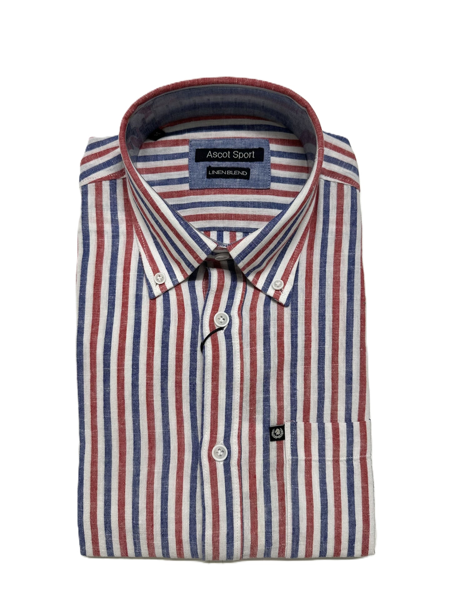 Camicia Manica Lunga in misto lino Ascot 15164-209 Col 12