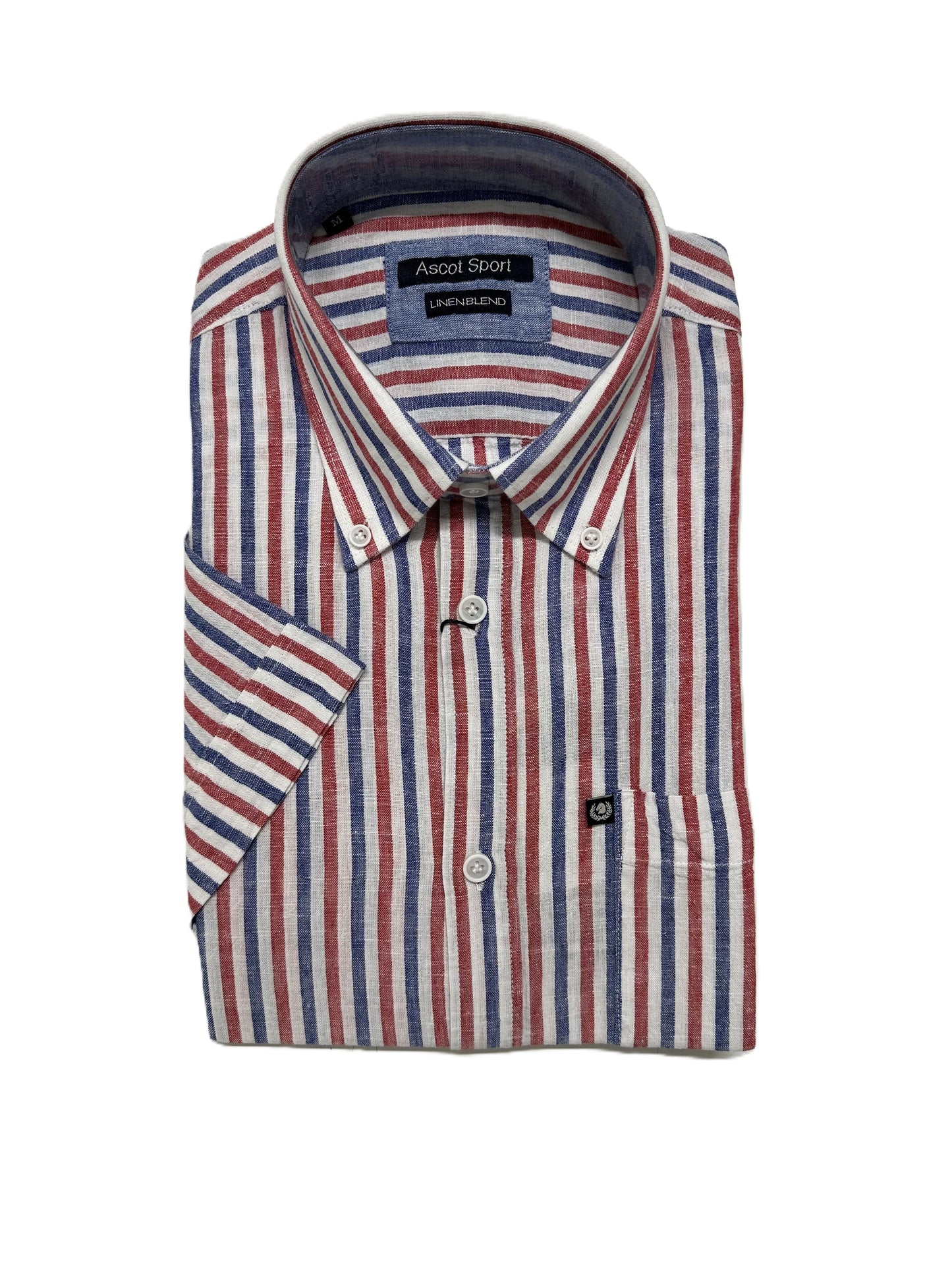 Camicia Mezza Manica in Misto Lino Ascot 15164-259 Colore 12