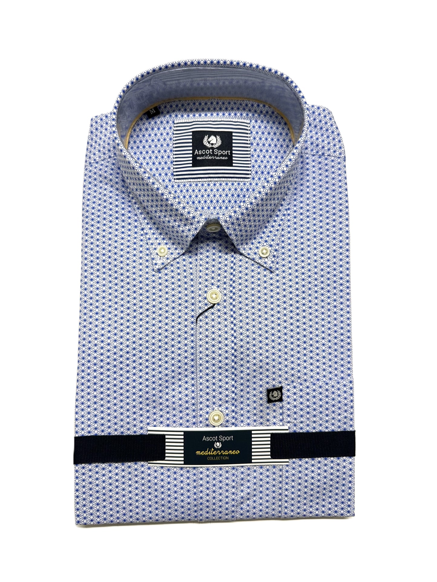 Camicia Manica Lunga Ascot Taglie Forti 15169-504 Col02
