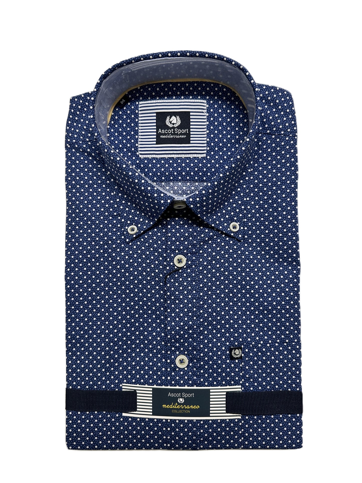 Camicia Mezza Manica Ascot Taglie Forti 15169-554 Col 04