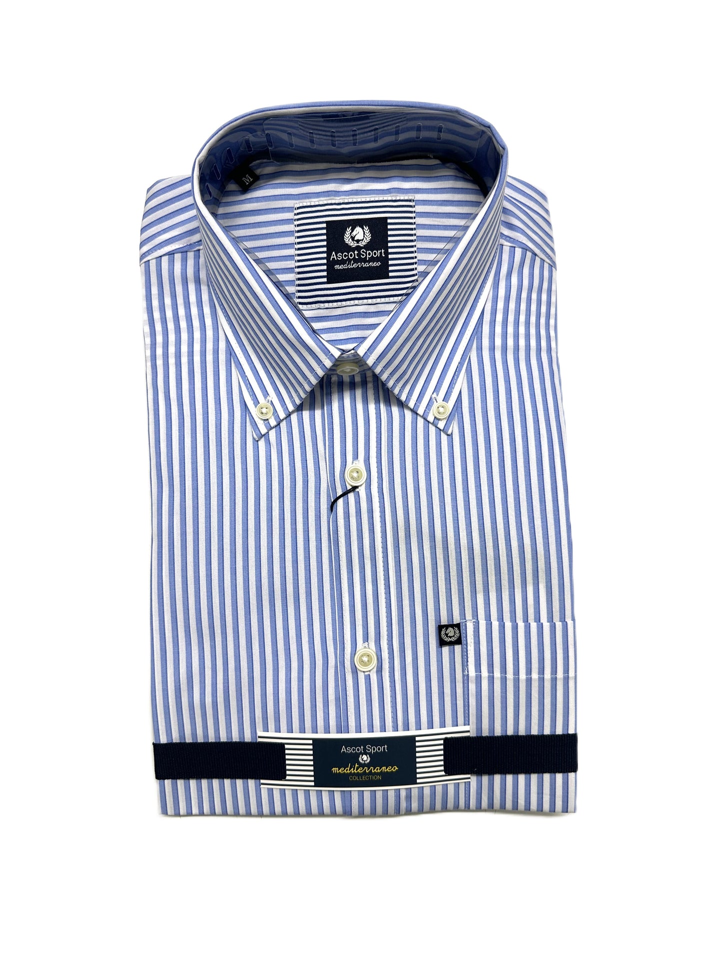 Camicia Manica Lunga Ascot Taglie Forti 15173-504 Col23