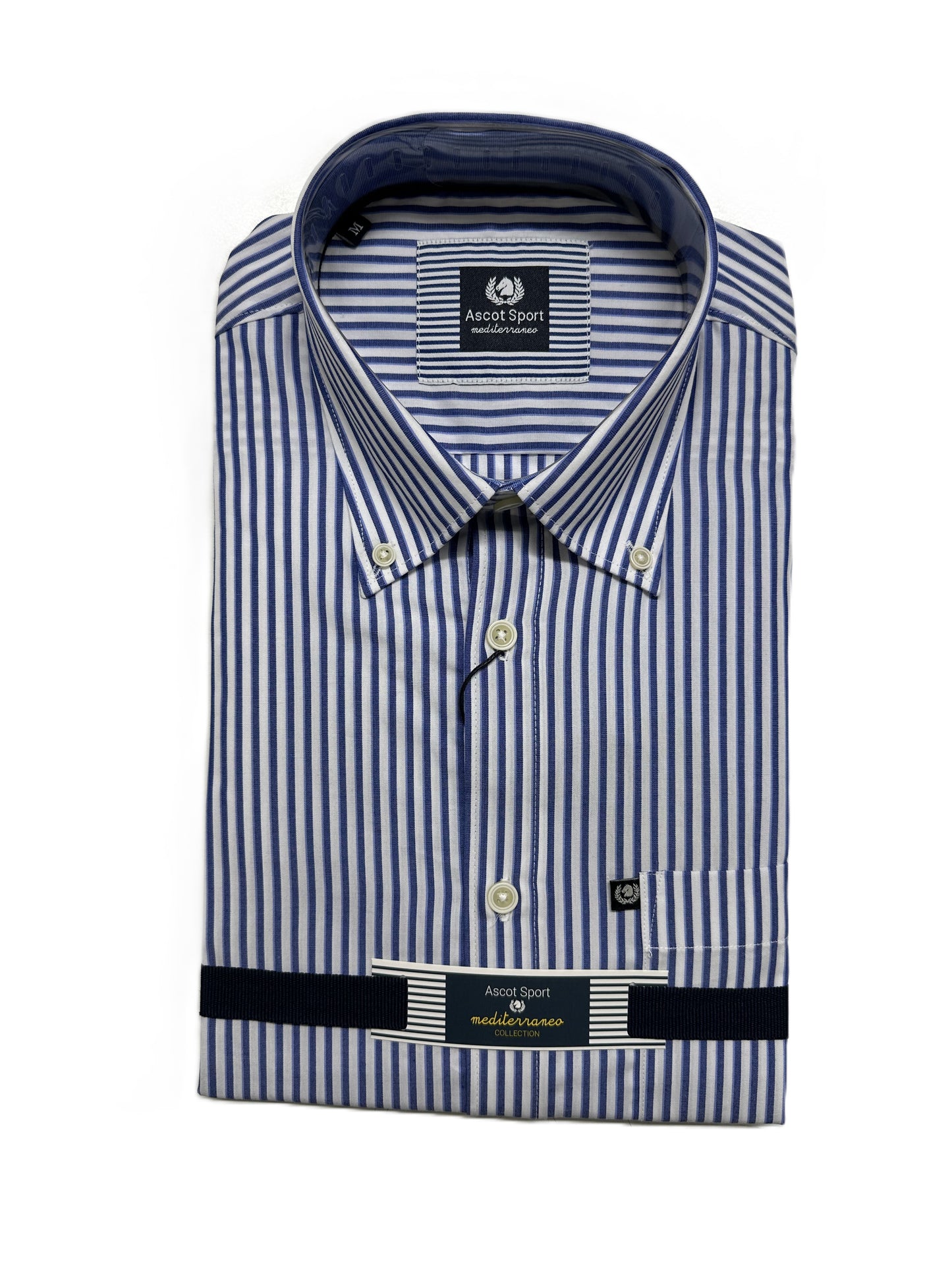 Camicia Manica Lunga Ascot Taglie Forti 15173-504 Col24
