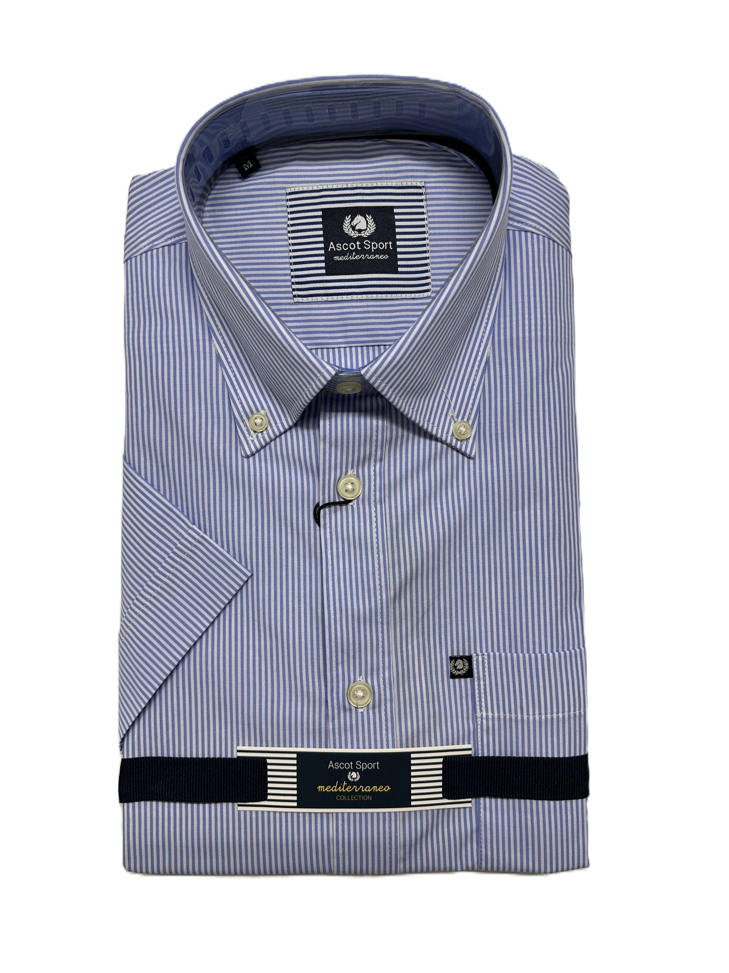 Camicia Mezza Manica Ascot Taglie Forti 15173-554 Col 32