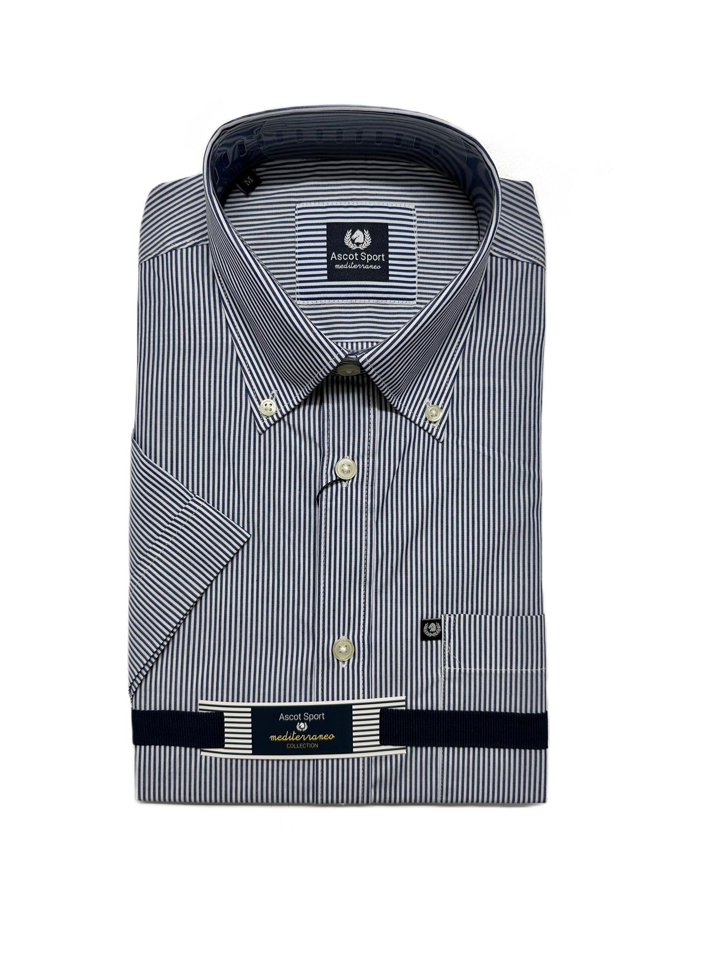 Camicia Mezza Manica Ascot Taglie Forti 15173-554 Col 33