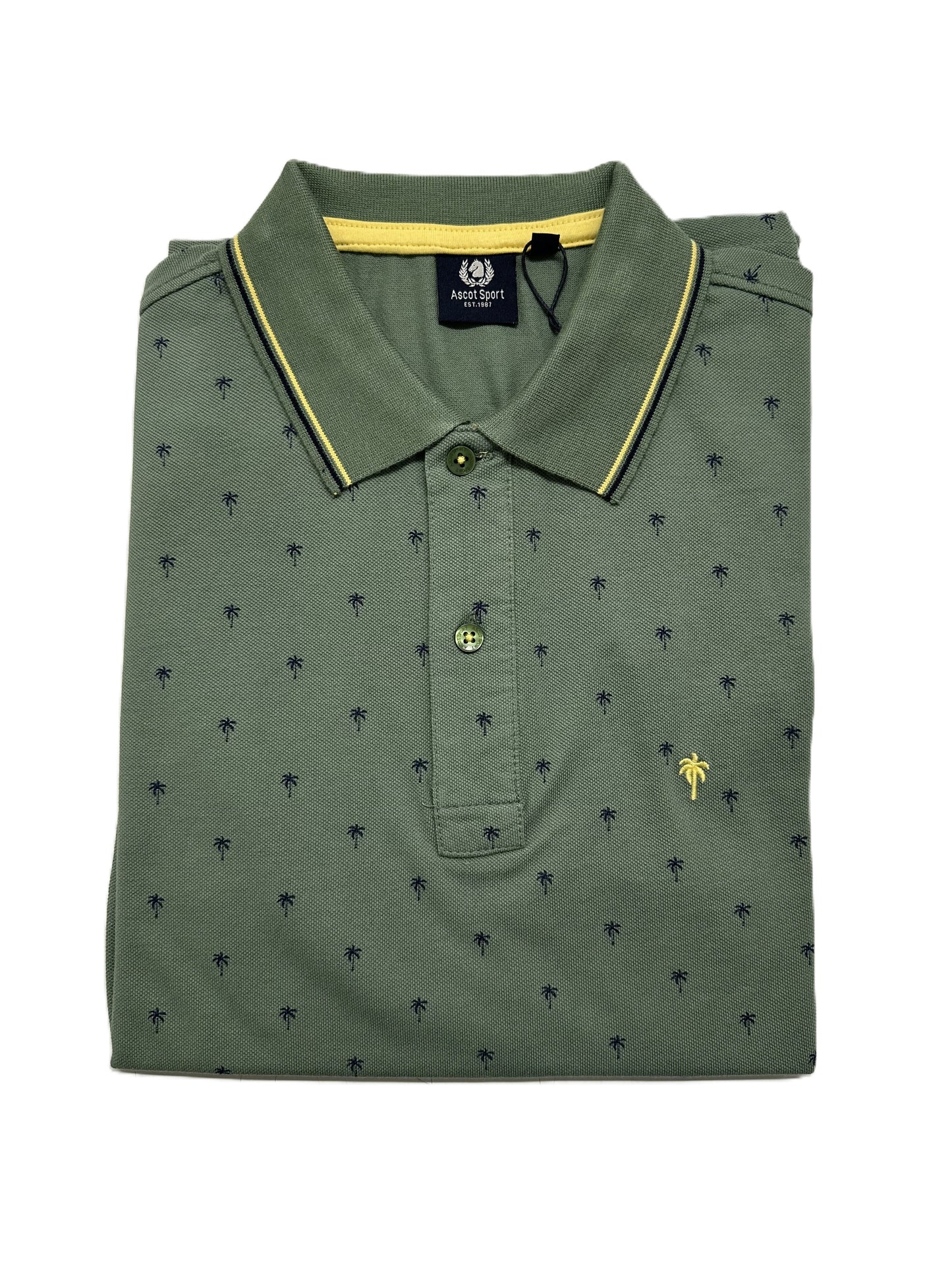 Polo Mezza Manica in Piquet Stampata 15184-366