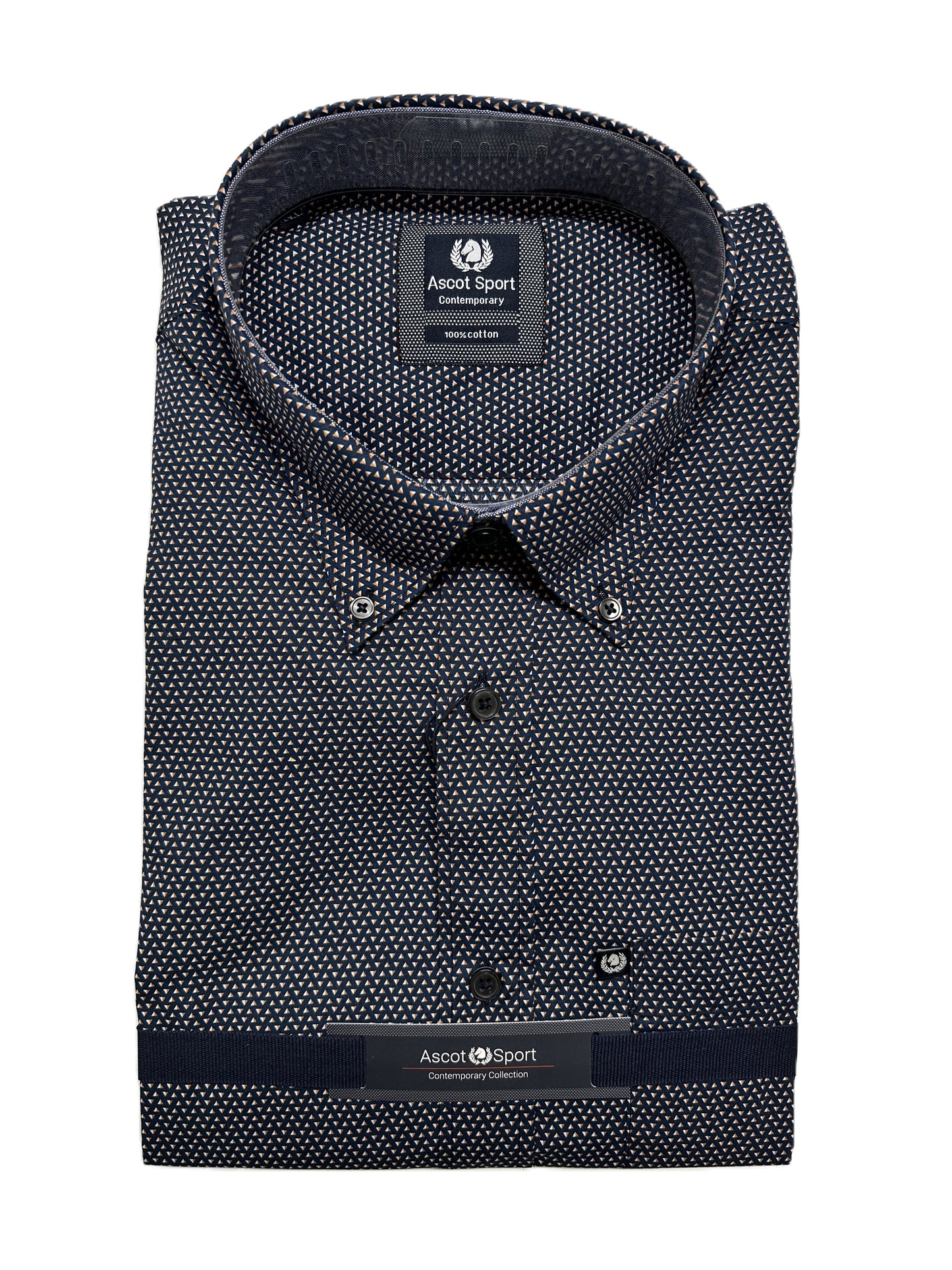 Camicia Manica Lunga Ascot Taglie Forti 15269-509 Col06
