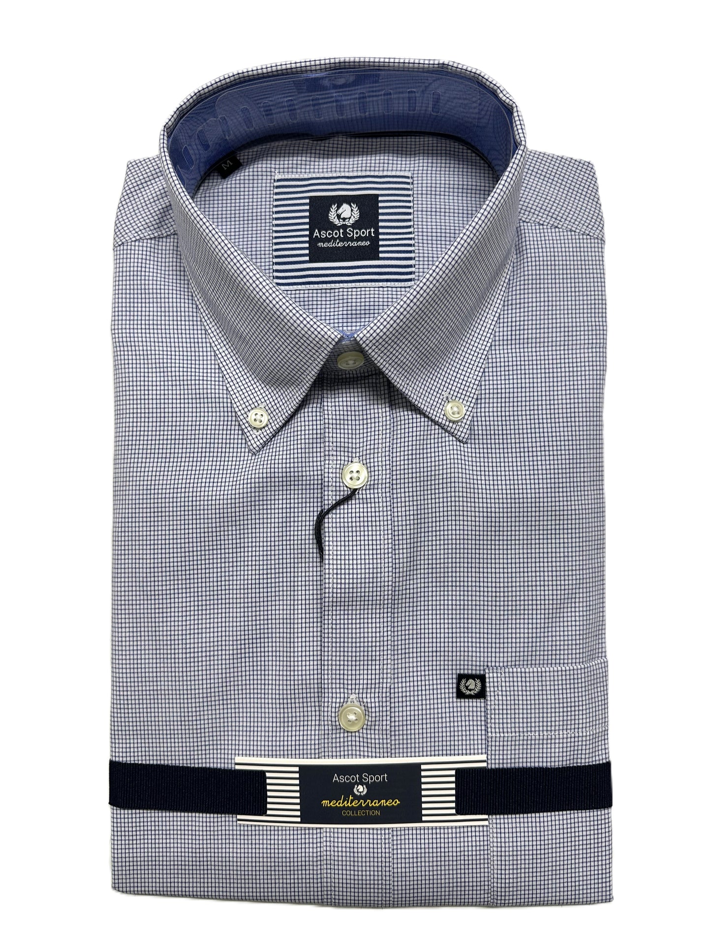 Camicia Manica Lunga Ascot Taglie Forti 15373-504 Col 07