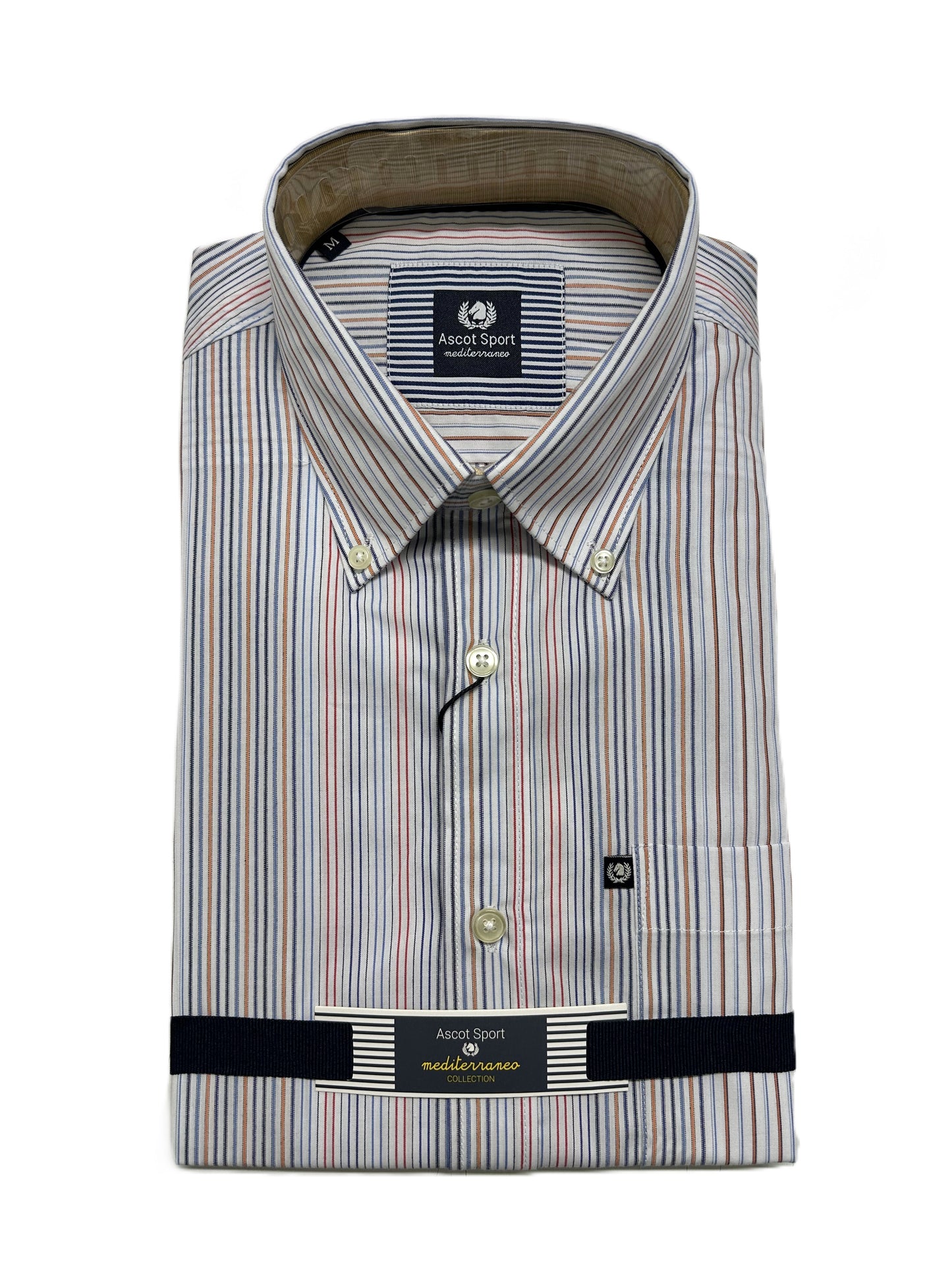Camicia Manica Lunga Ascot Taglie Forti 15373-504 Col 26