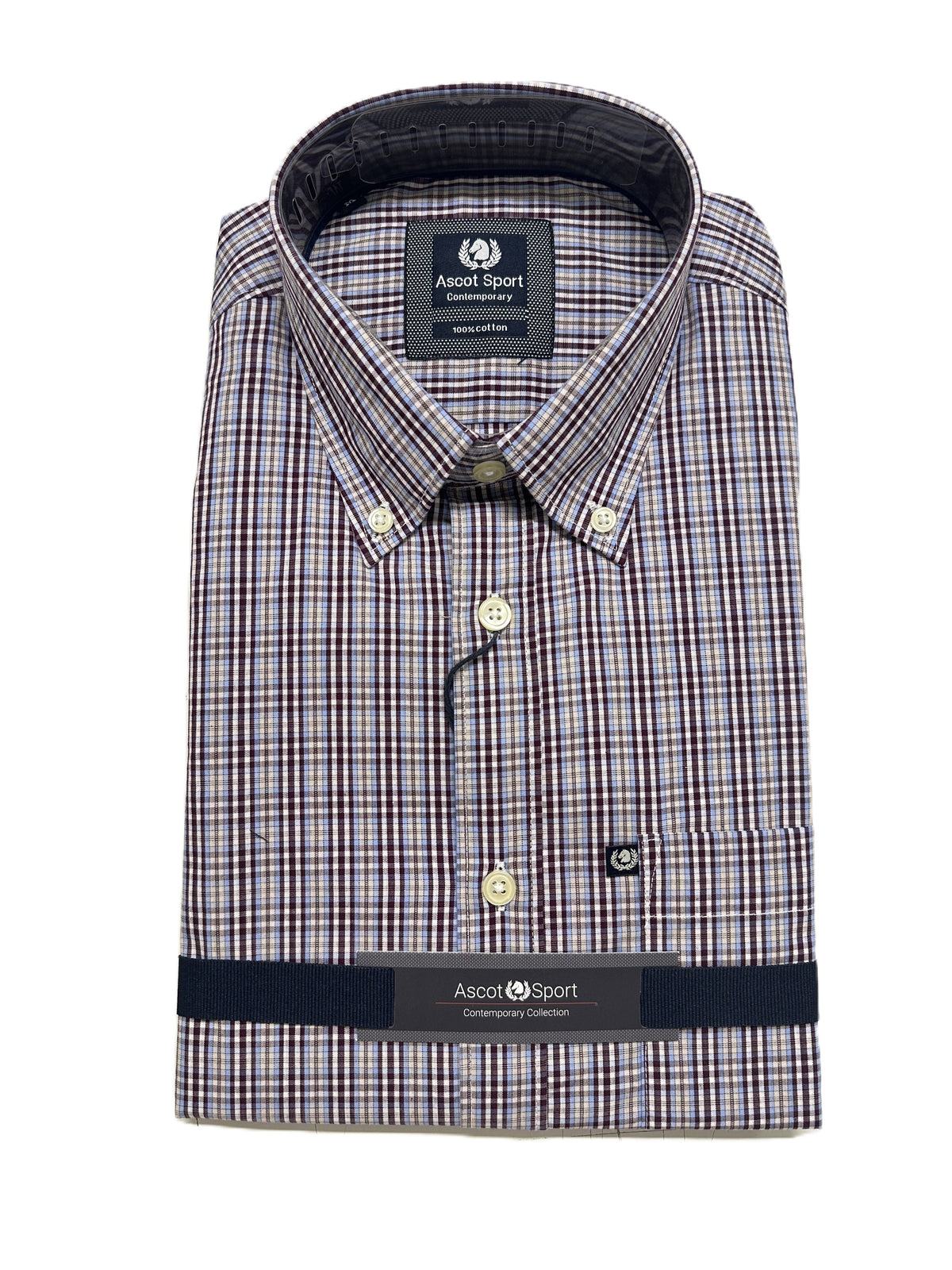 Langarmhemd Ascot 15158-229S Farbe 02