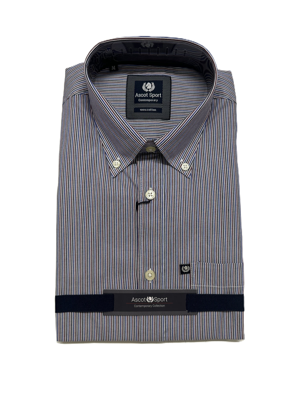 Langarmhemd Ascot 15158-229S Farbe 02