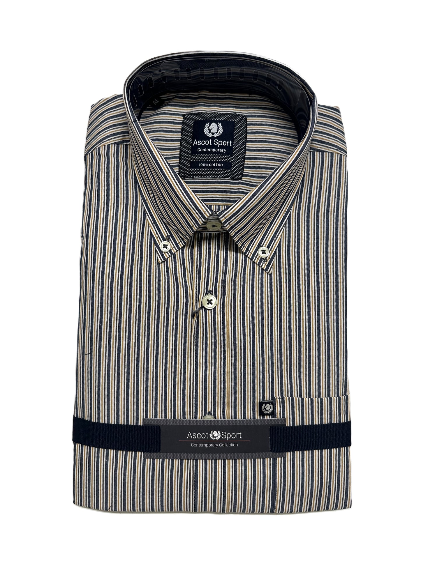 Langarmhemd Ascot 15158-229S Farbe 02