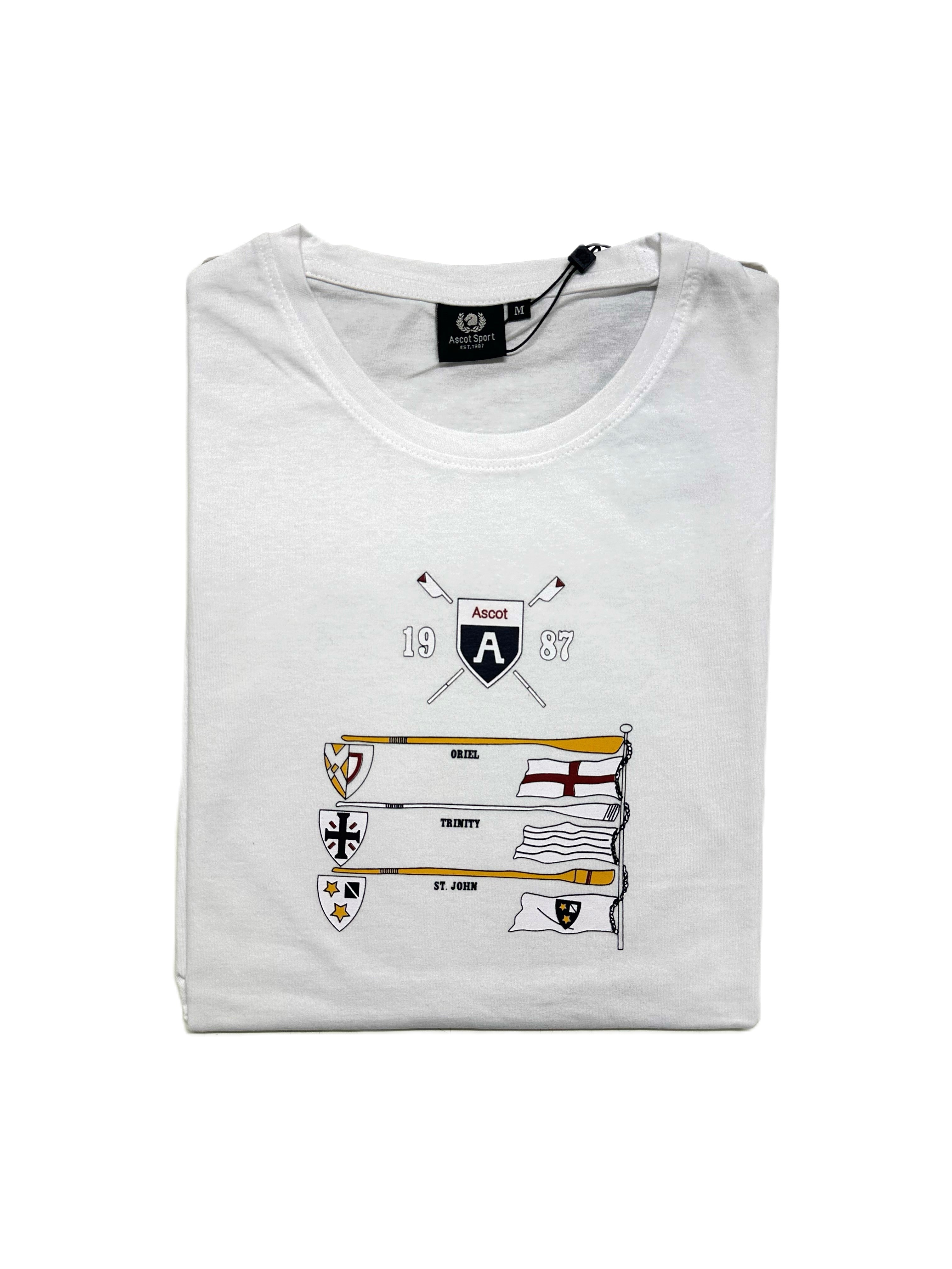 T-Shirt Girocollo Mezza Manica in Cotone  Ascot 15505-318