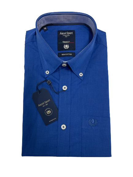 Camicia Manica Lunga Ascot Taglie Forti 52-512 Col03