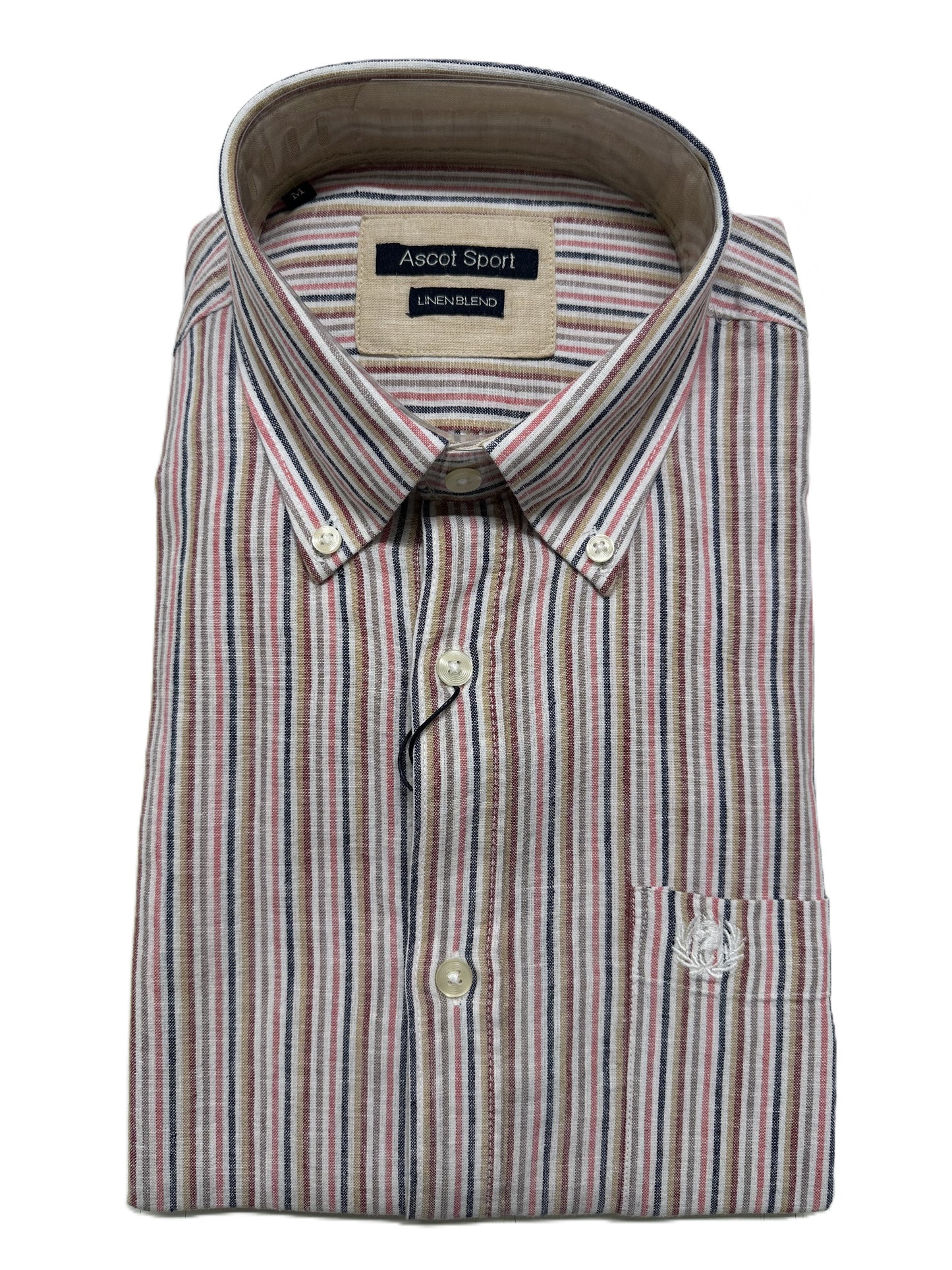Camicia Manica Lunga in misto lino Ascot 15564-212S Col 42