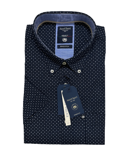 Camicia Mezza Manica Ascot Taglie Forti 15569-559 Col14 - Blocco94