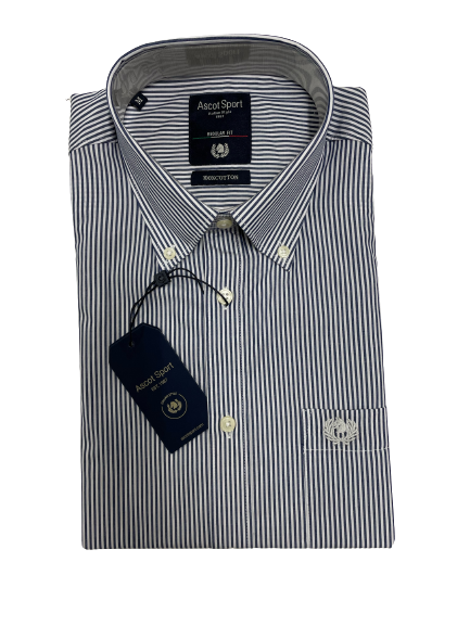 Camicia Manica Lunga Ascot Taglie Forti 15573-512 Col51