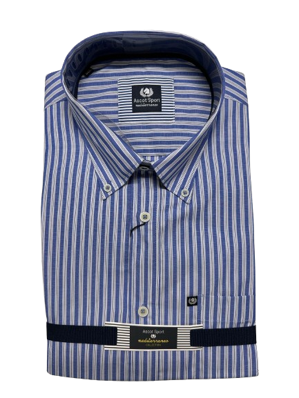 Camicia Manica Lunga Ascot Taglie Forti 15773-504 Col24