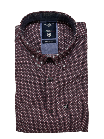 Camicia Manica Lunga Ascot Taglie Forti 15669-509 Col19 - Blocco94