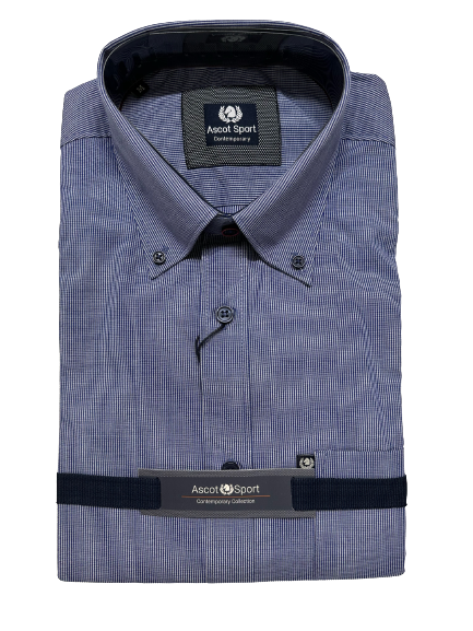 Camicia Manica Lunga Ascot Taglie Forti 15673-504 Col 02 - Blocco94