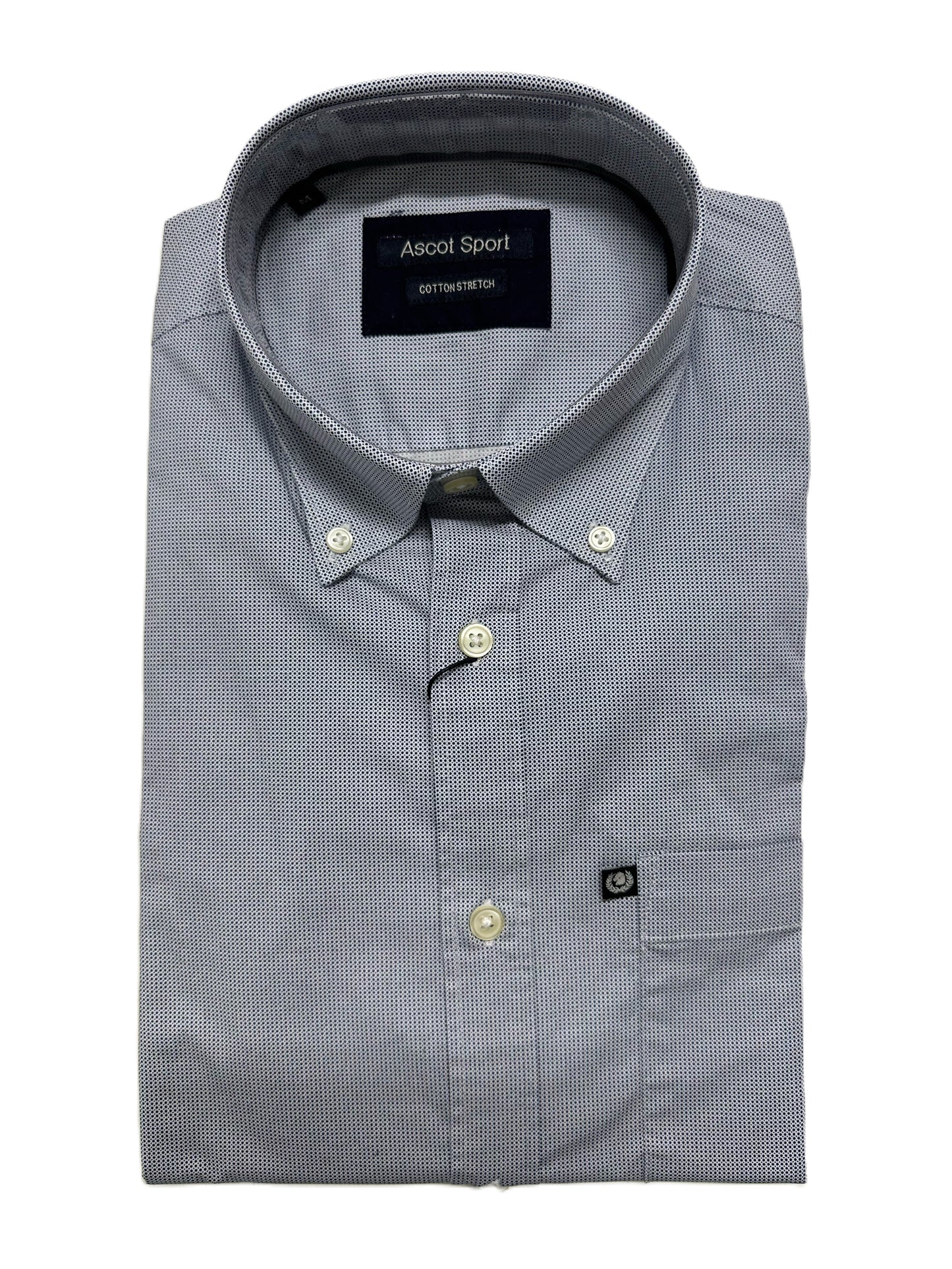 Camicia Manica Lunga Ascot Cotton Stretch 15761-209 colore 02