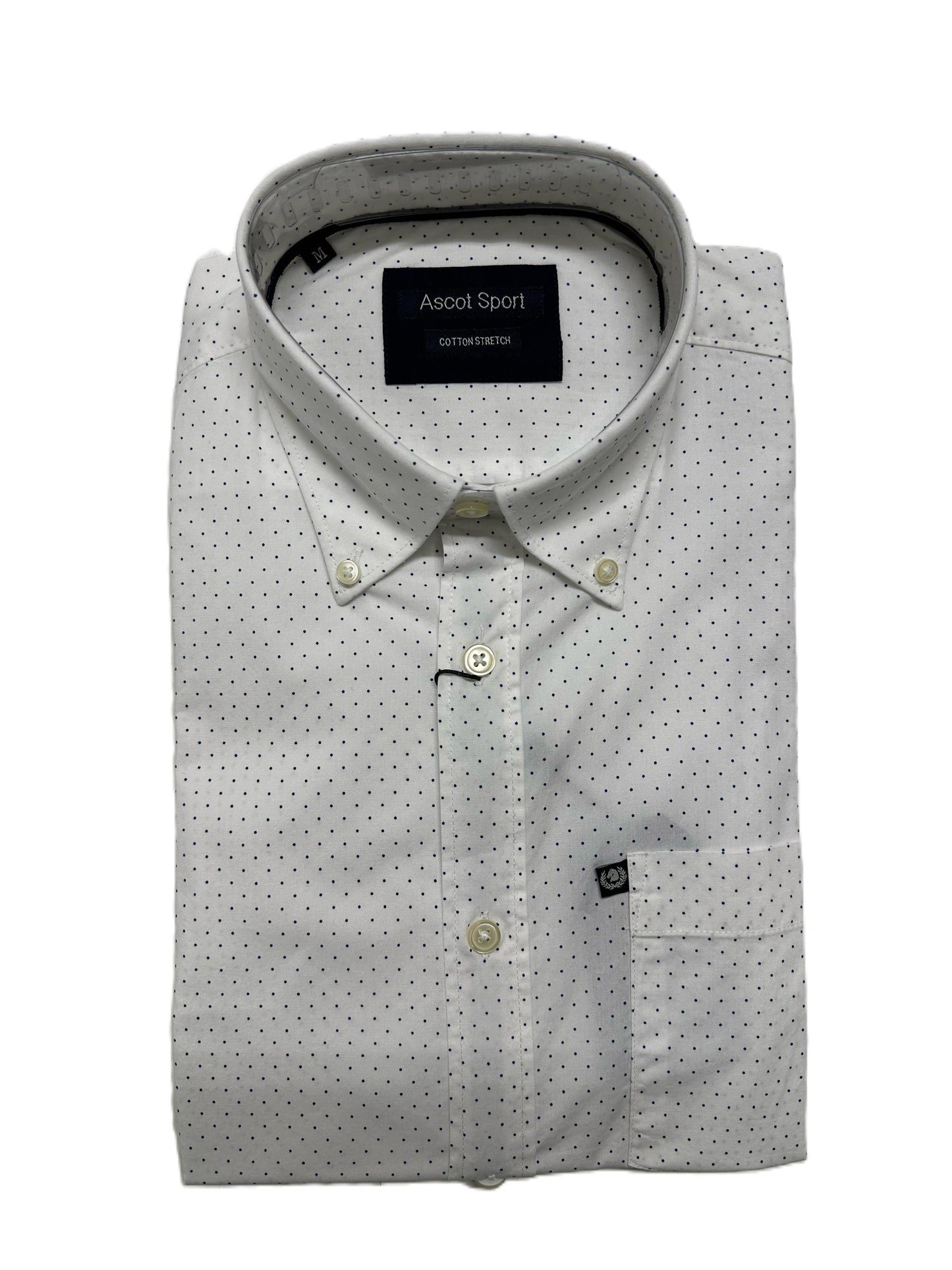 Camicia Manica Lunga Ascot Cotton Stretch 15761-209 Colore 09