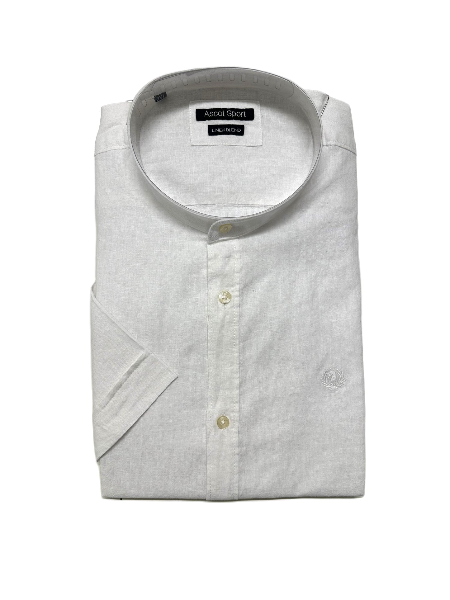 Camicia Mezza Manica Collo Coreana Ascot 62-258 Col 01