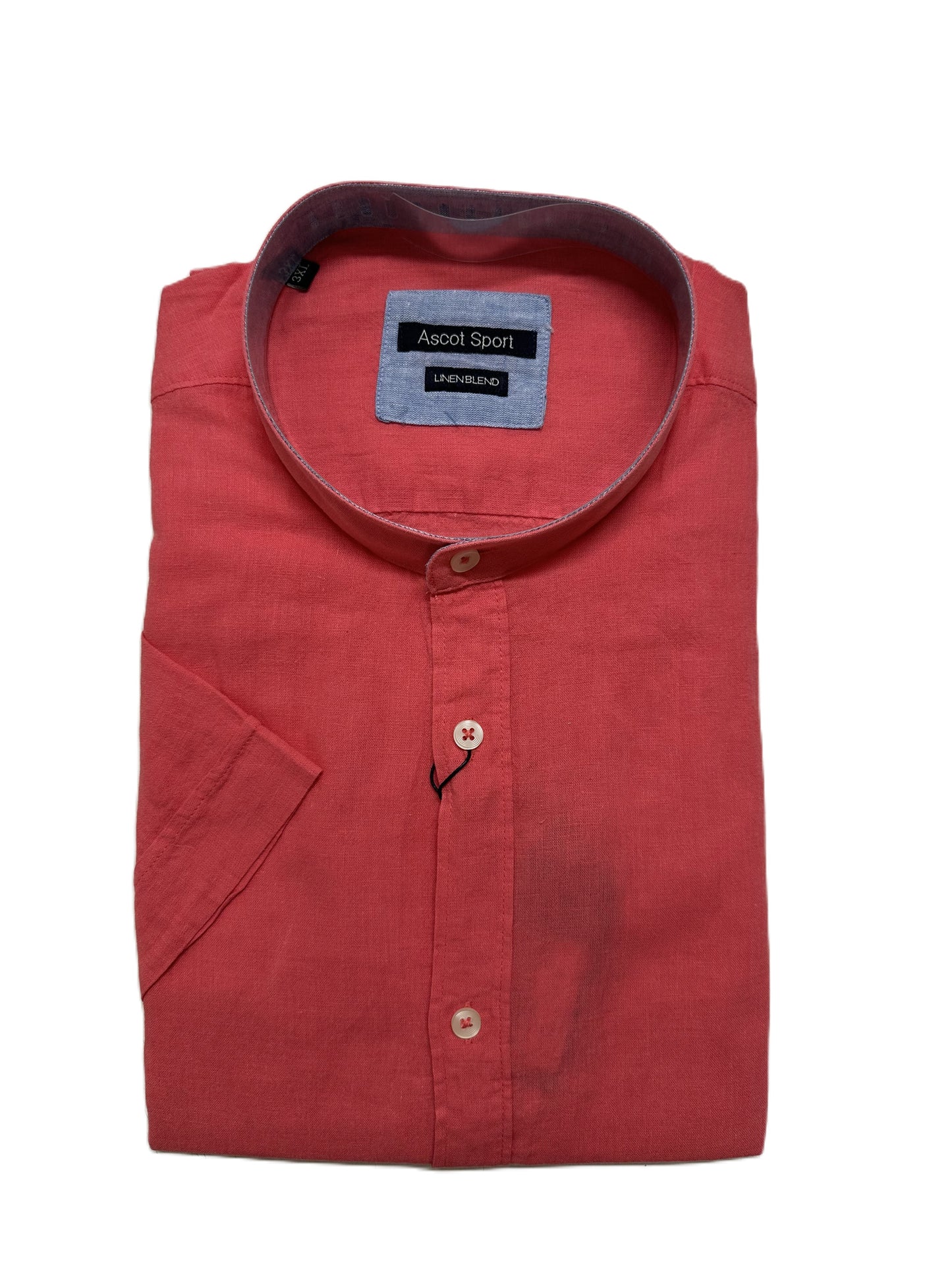 Camicia Mezza Manica Collo Coreana Ascot 62-258 Col 22