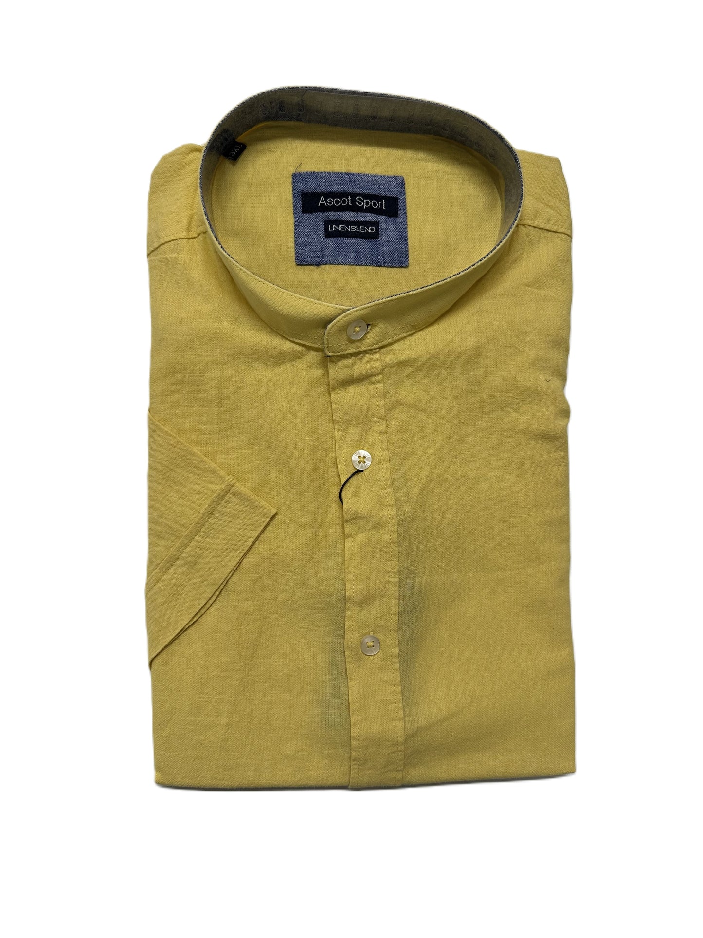 Camicia Mezza Manica Collo Coreana Ascot Taglie Forti 15762-558 Col38