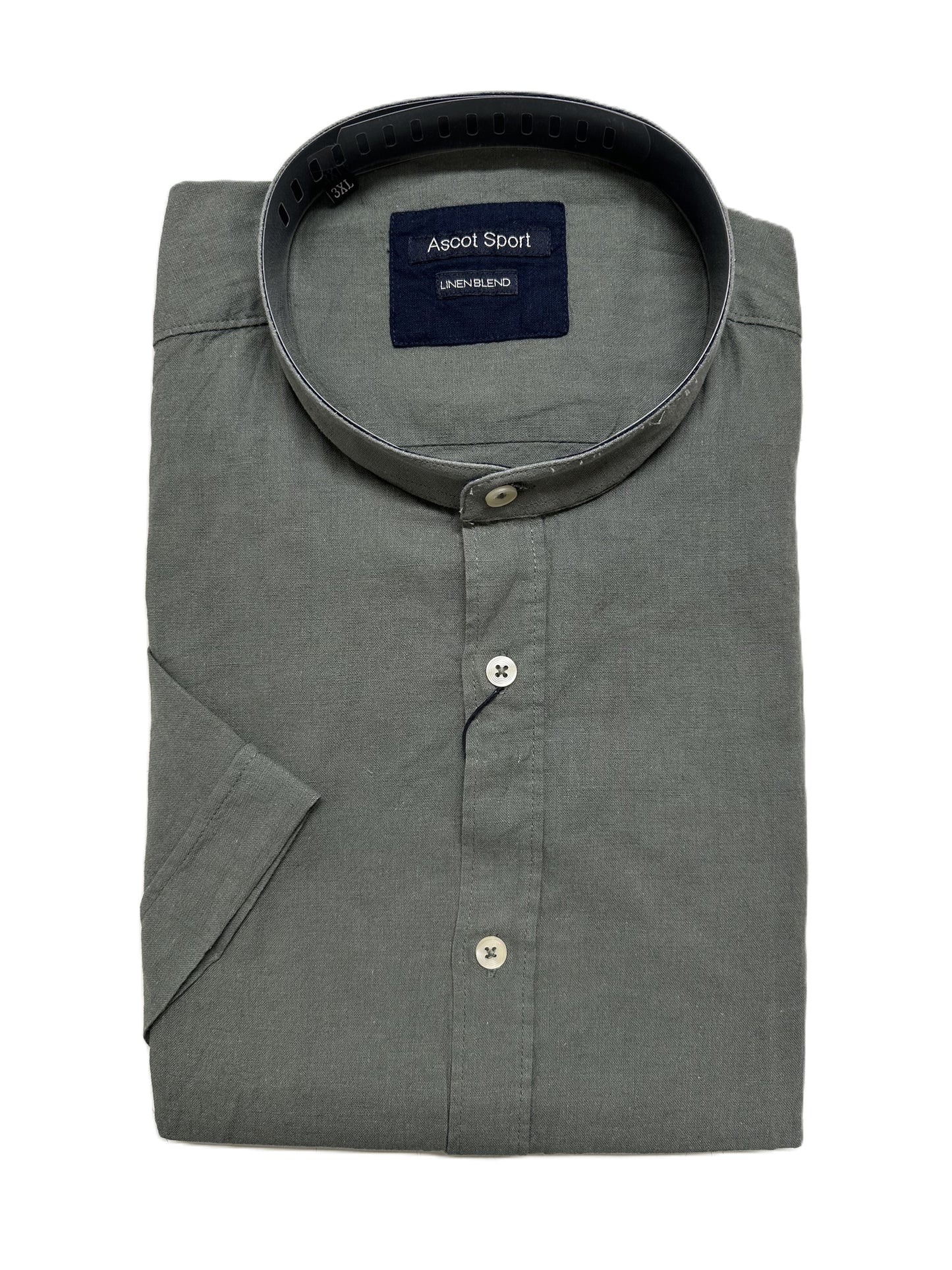 Camicia Mezza Manica Collo Coreana Ascot 62-258 Col 74