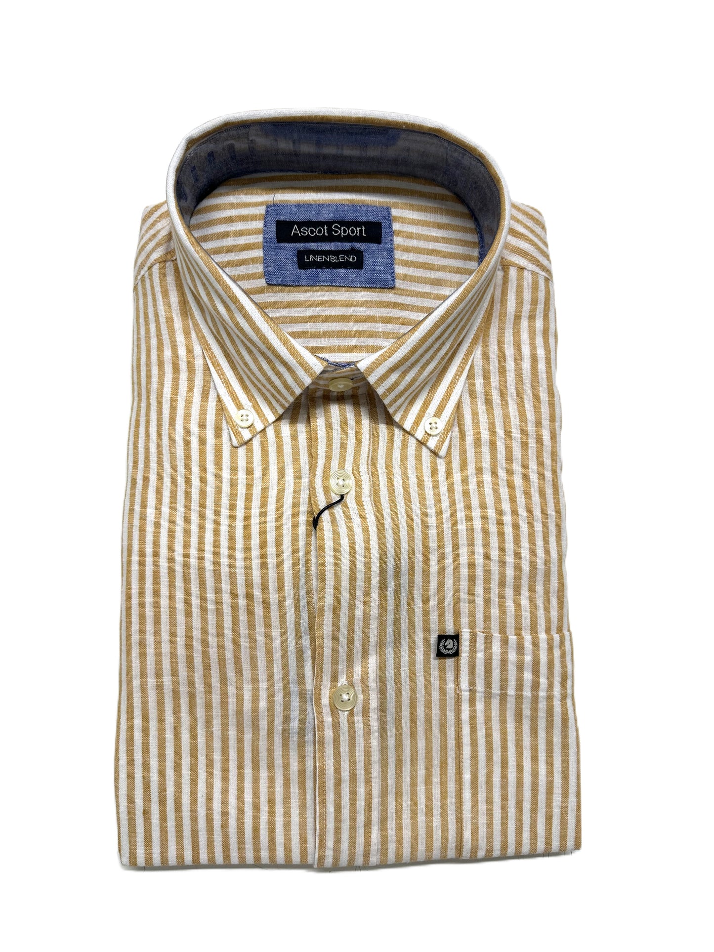 Camicia Manica Lunga in misto lino Ascot 15764-209S Col 22