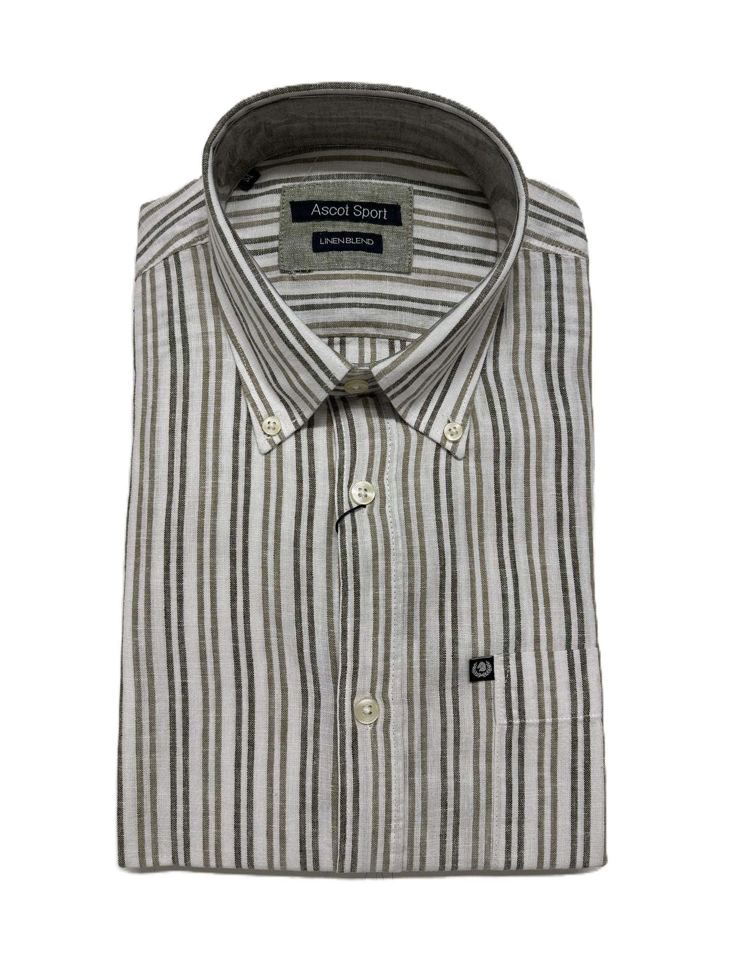 Camicia Manica Lunga in misto lino Ascot 15764-209 Col 14