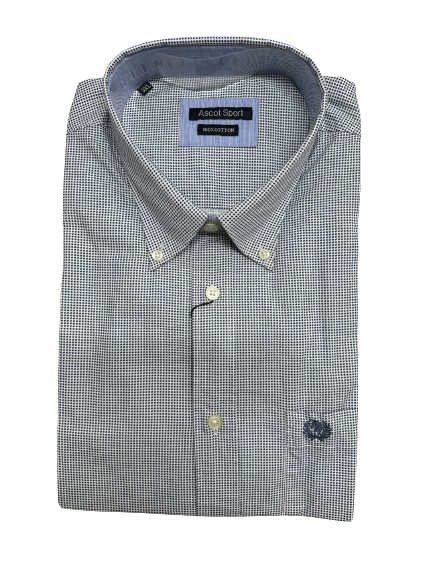 Camicia Manica Lunga Ascot Taglie Forti 15769-512 Col13