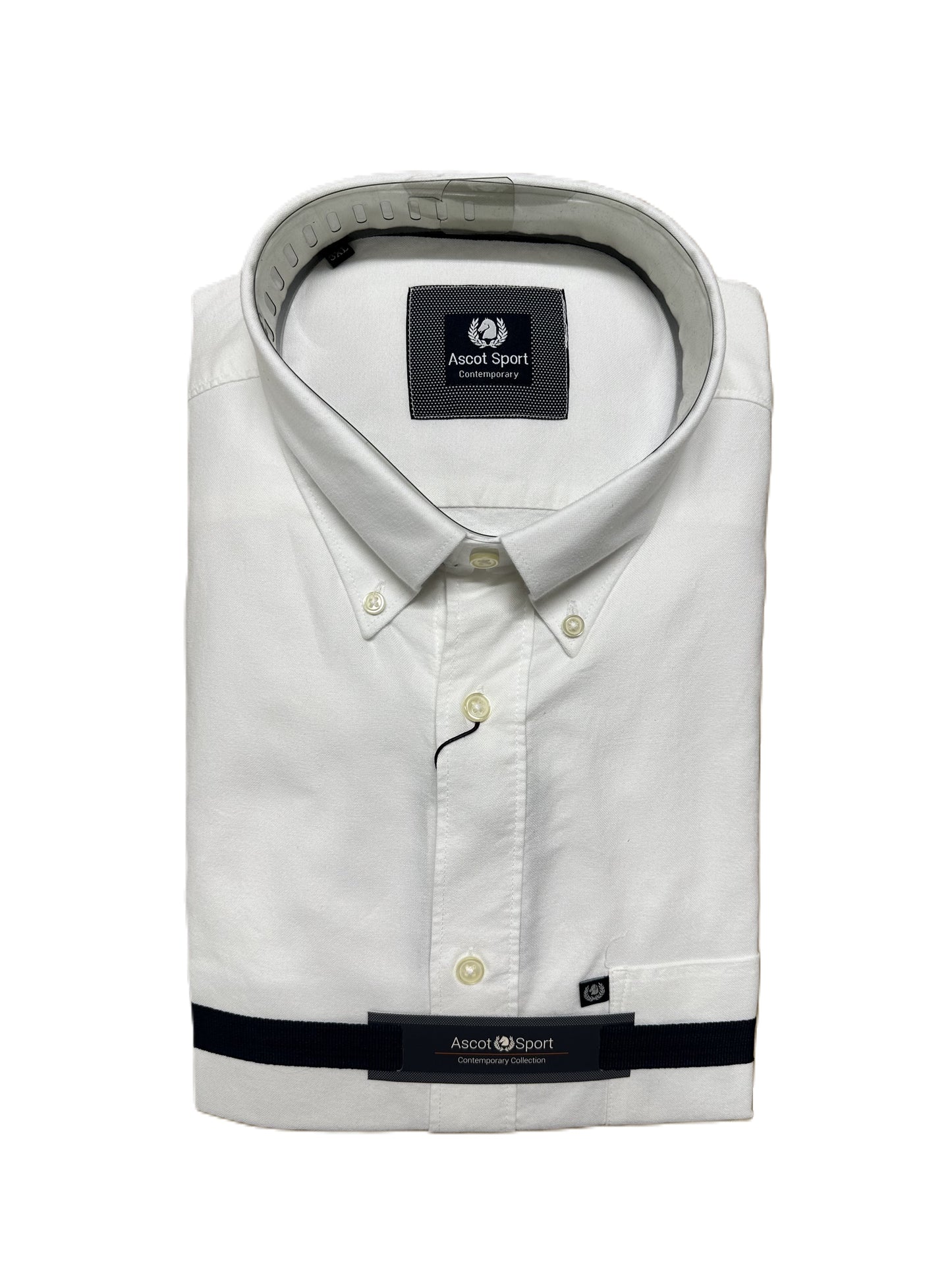 Camicia Manica Lunga Oxford Ascot 48-209 Col01
