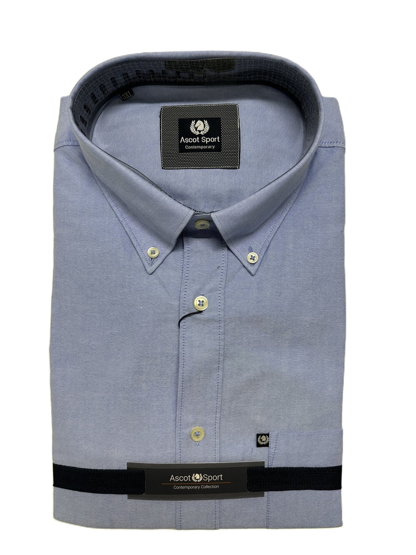 Camicia Manica Lunga Oxford Ascot 48-209 Col02