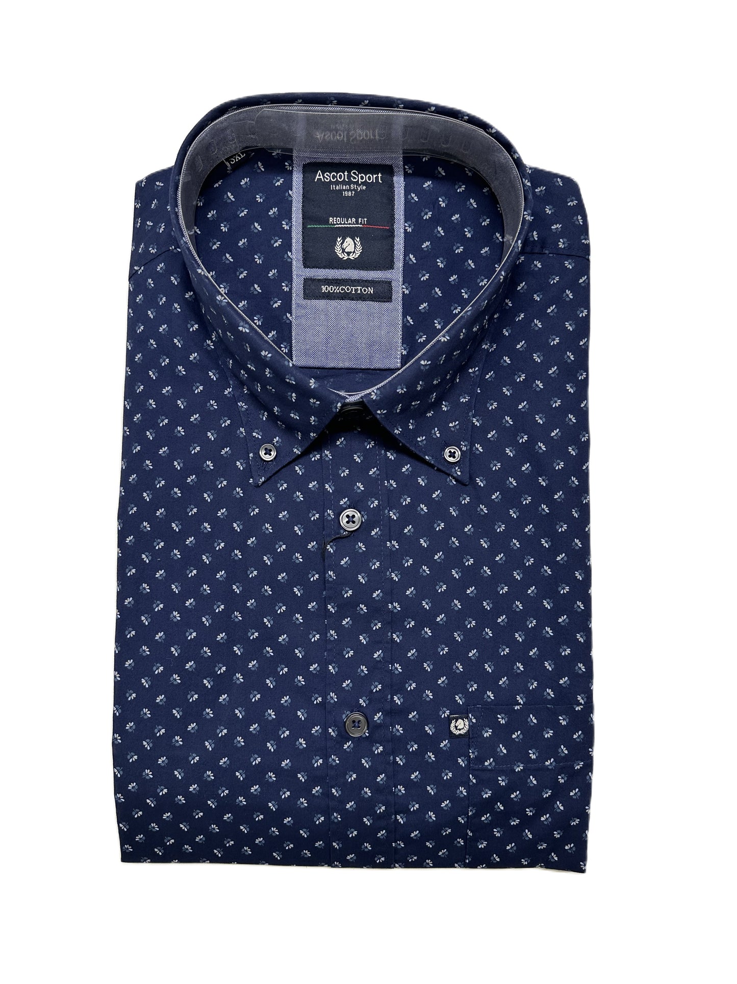 Camicia Manica Lunga Ascot Taglie Forti 15869-509 Col05