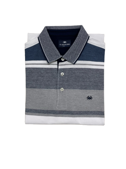 Polo Mezza Manica in Piquet 32LGR75 Il Granchio - Blocco94