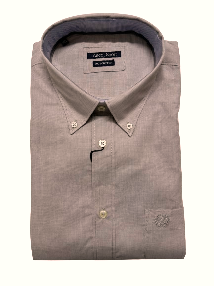 Camicia Mezza Manica Ascot 52-252 col 09 Beige Chiaro