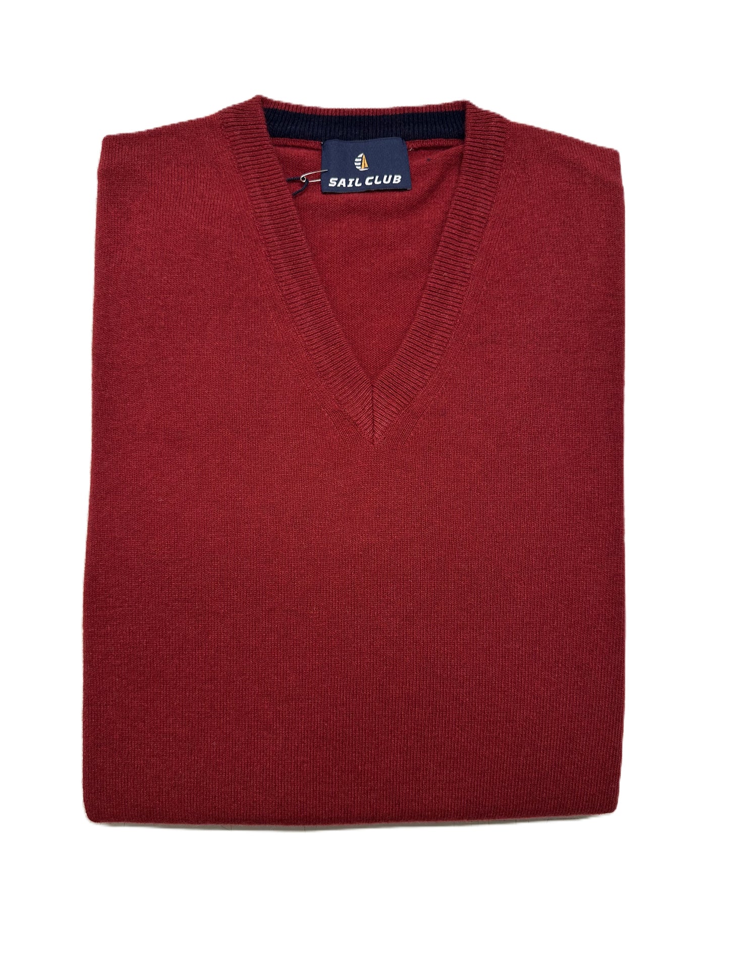Maglia Scollo a V U7201 Misto Cashmere Vele dei Mari