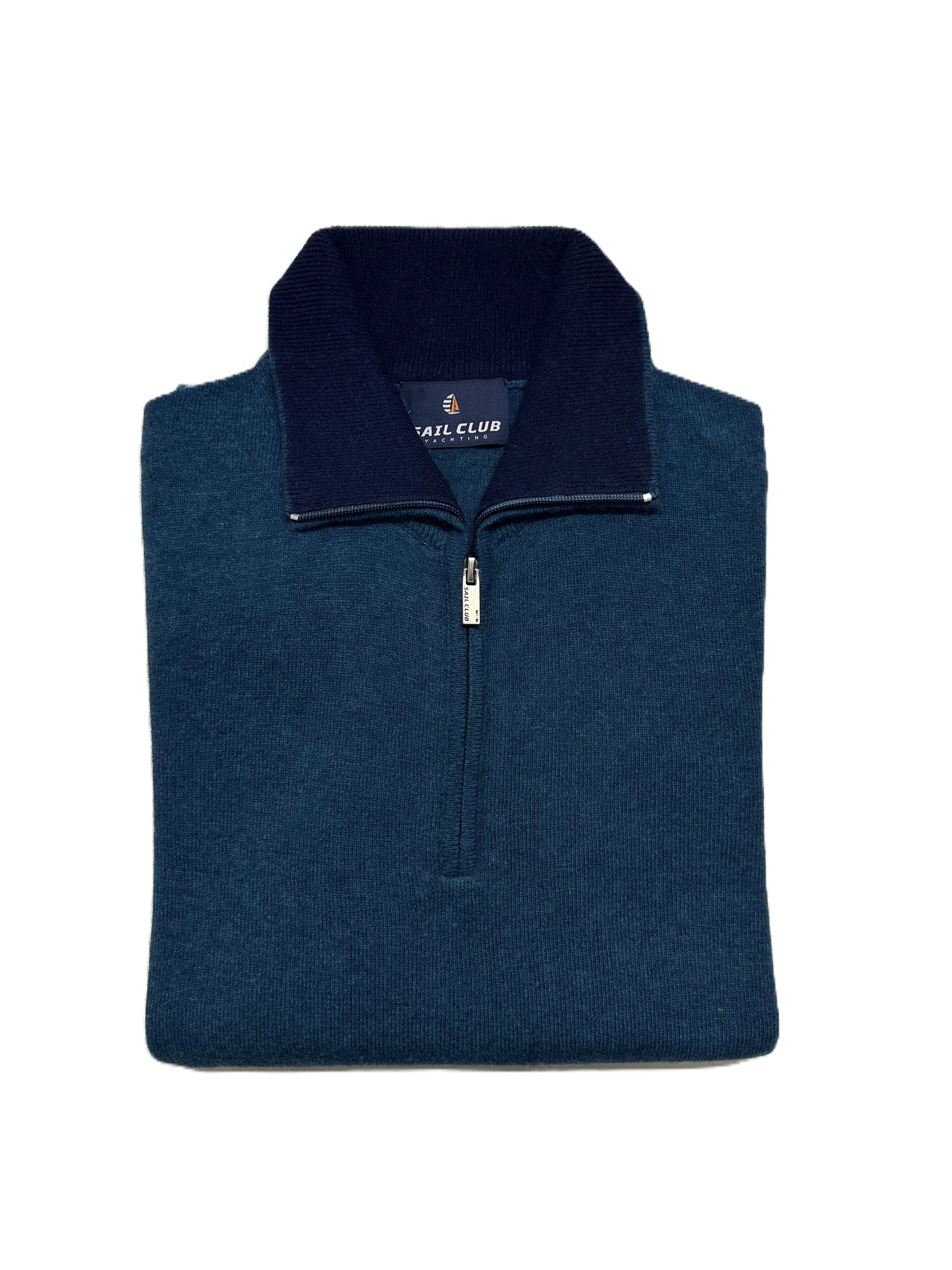 Maglia Mezza Zip U7203 Misto Cashmere Vele dei Mari