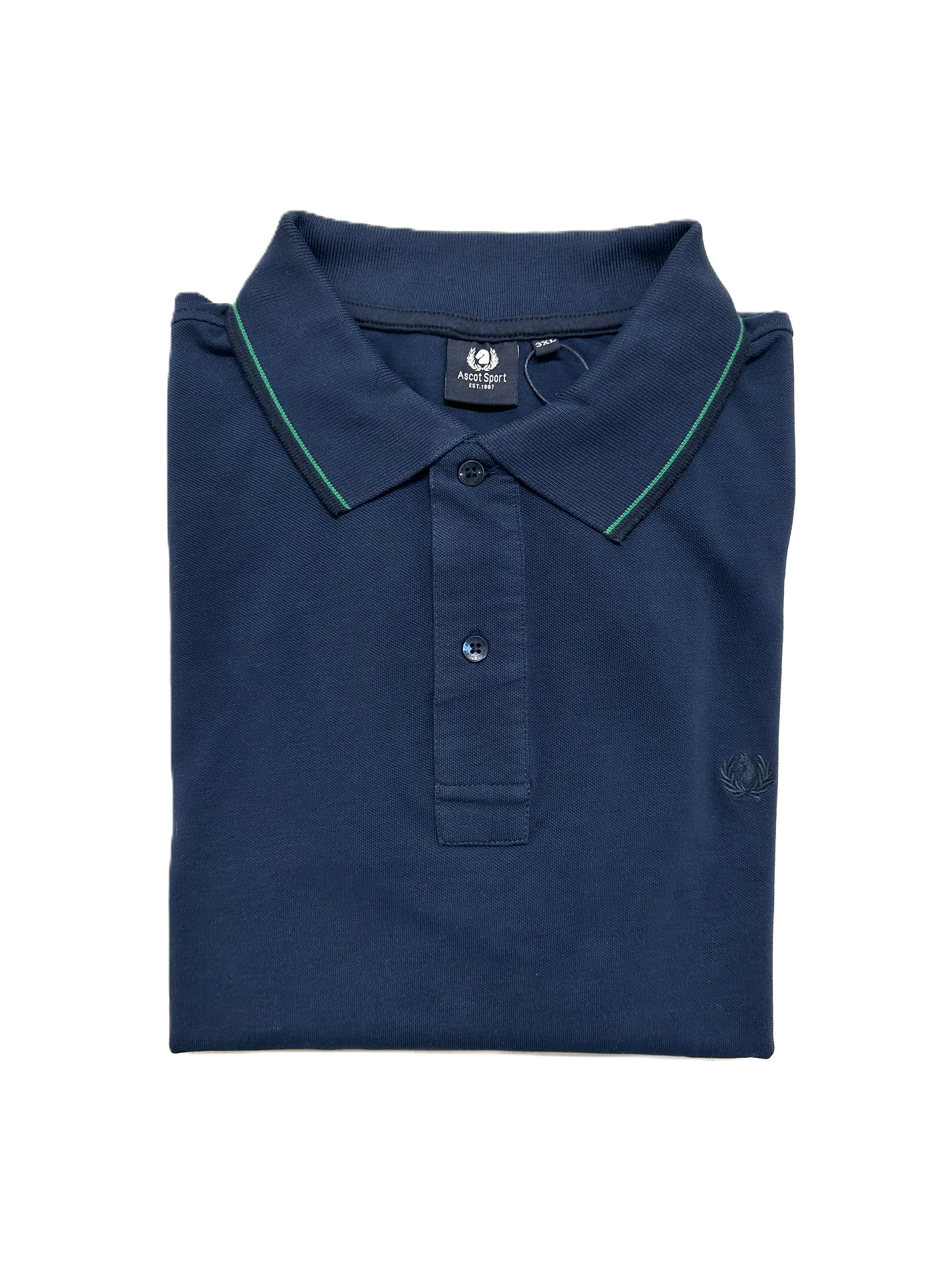 Polo Manica Lunga Taglie Forti in Piquet Ascot 88-507