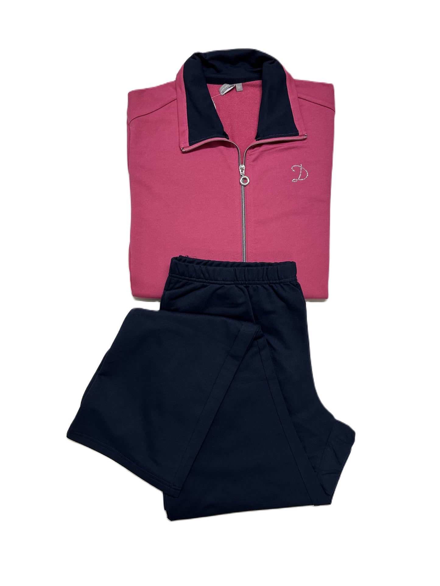 Tuta Donna Campagnolo 8E79438 Over Size Giacca Fuxia Pantalone Blu