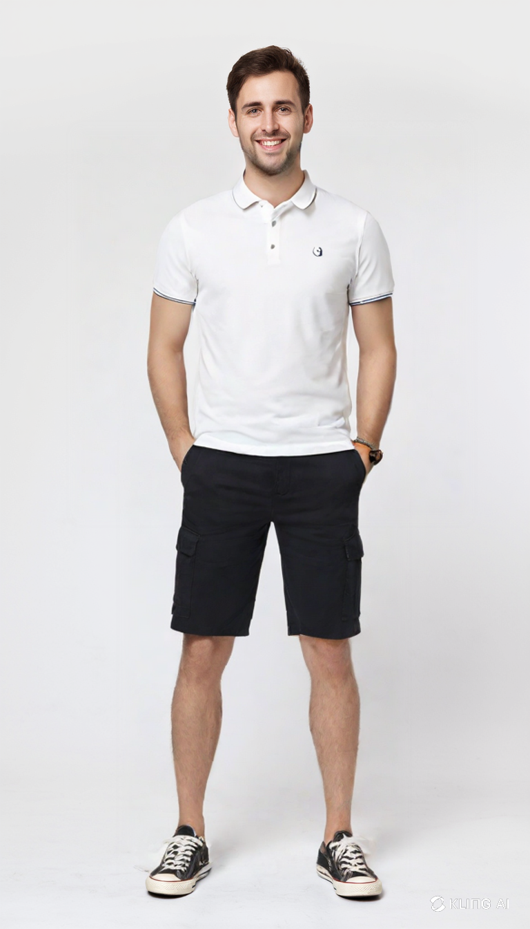 Polo Mezza Manica 9002 Be Board New