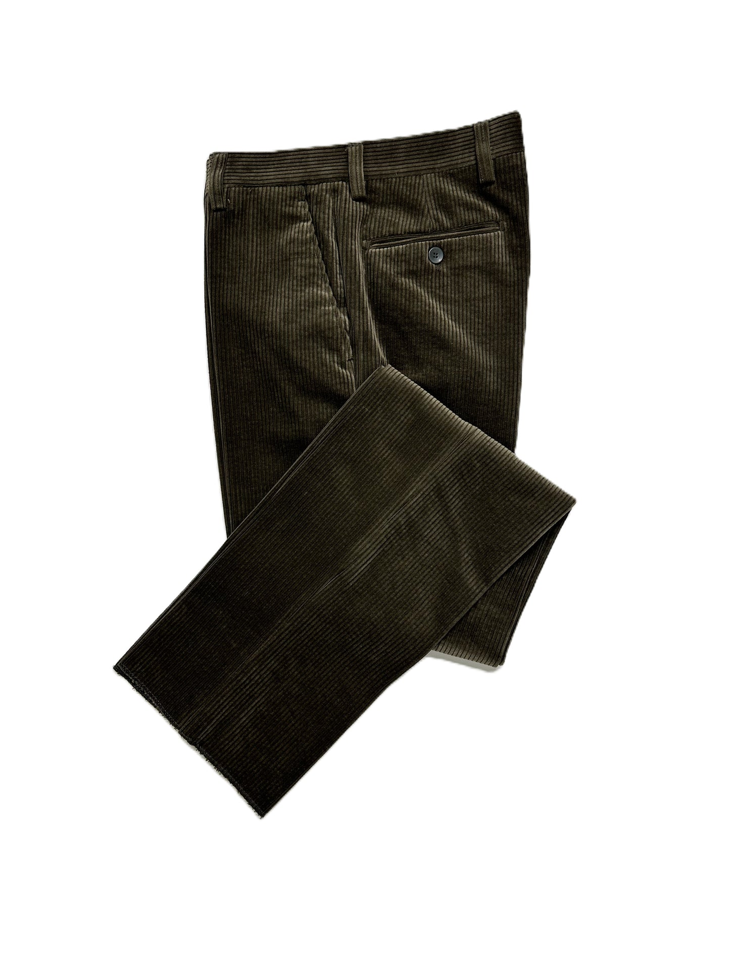 Pantalone Velluto Classico Senza Pence Drop 6 Duca Visconti di Modrone Blocco94