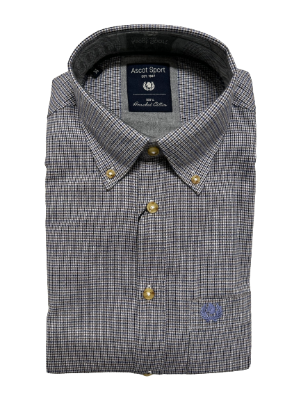 Camicia in Flanella Manica Lunga 15684-212 Ascot Colore 03 - Blocco94