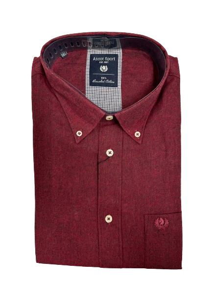 Copia del Camicia Manica Lunga Ascot Taglie Forti in Flanella 15686-512 Col06 - Blocco94