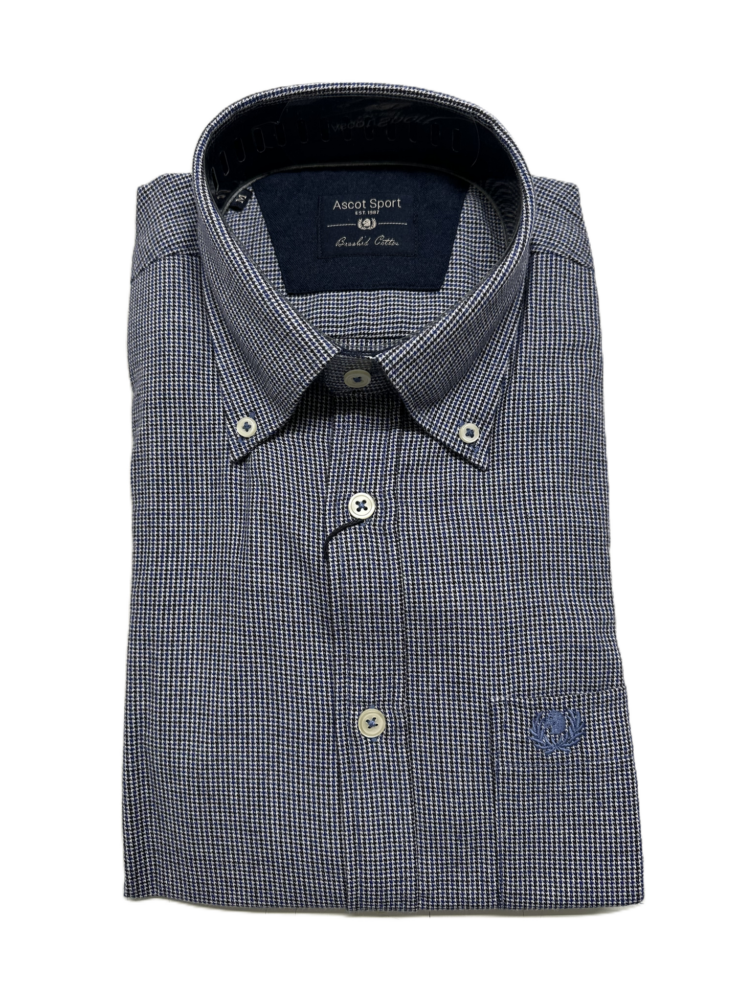Camicia in Flanella Manica Lunga 15884-212 Ascot Colore 01