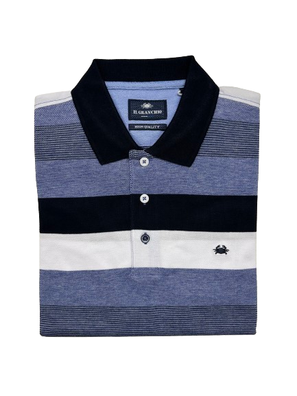 Polo Mezza Manica 42LGR72C Il Granchio Taglie Forti